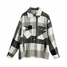 Load image into Gallery viewer, MostБет- women oversize woolen shirts
